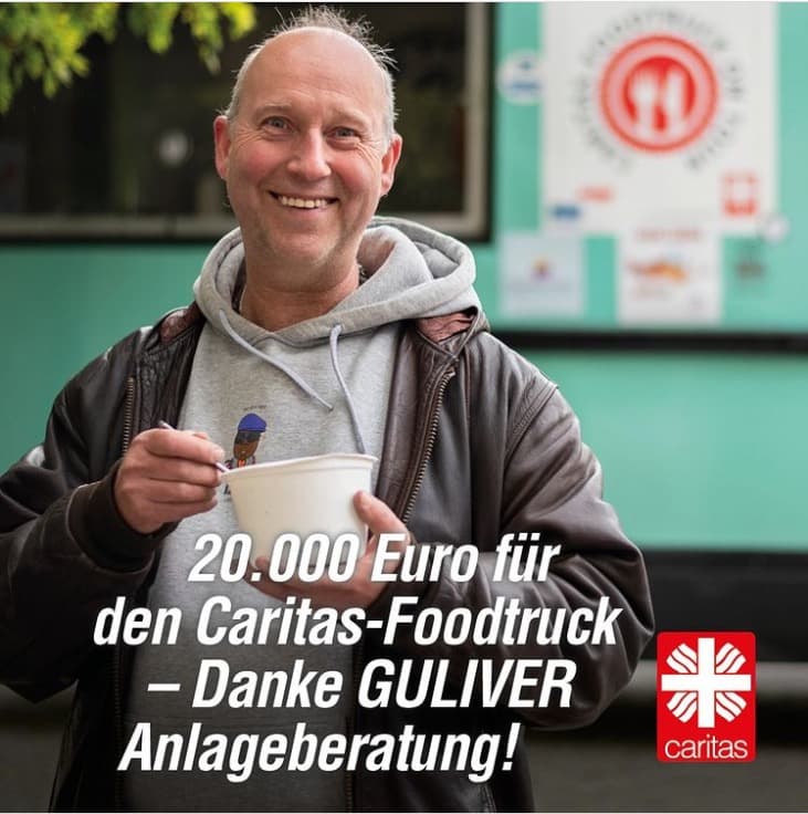 GULIVER Anlageberatung Berlin - Caritas Food Truck 2022